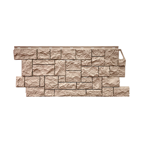 Фасадная панель FineBer КАМЕНЬ природный (песочный) 1,085х0,447