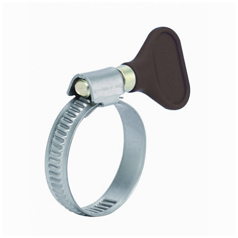 Хомут червячный 25-40 мм (с ключом)