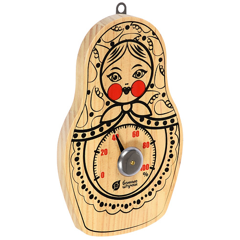 Гигрометр для бани и сауны "Матрешка" 10,5х16,5х2,5