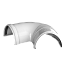 Угол желоба регулируемый 90-150° Белый, Технониколь