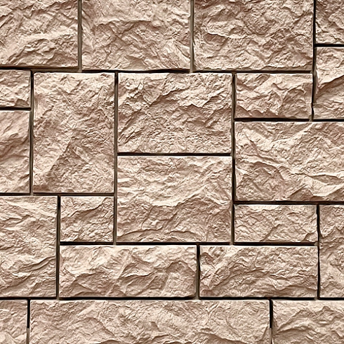 Фасадная панель FineBer КАМЕНЬ природный (песочный) 1,085х0,447