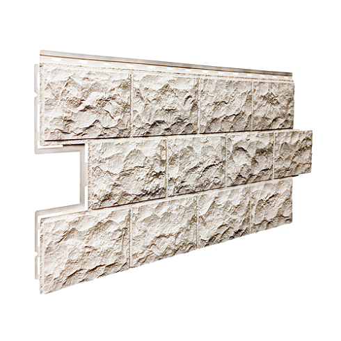 Фасадная панель FineBer Дачный  ДОЛОМИТ БЕЖЕВЫЙ (1,120х0,473)