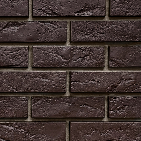 Фасадная панель FineBer Дачный кирпич Баварский Темно-коричневый (0,595х0,795)