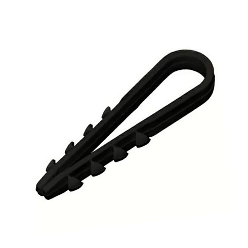 Дюбель-хомут 5-10мм d=5мм для кругл.кабеля черн.нейл ИЭК UHH36-5-10-100