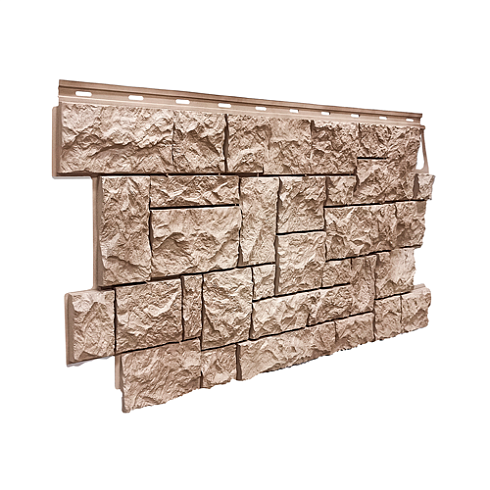 Фасадная панель FineBer КАМЕНЬ природный (песочный) 1,085х0,447