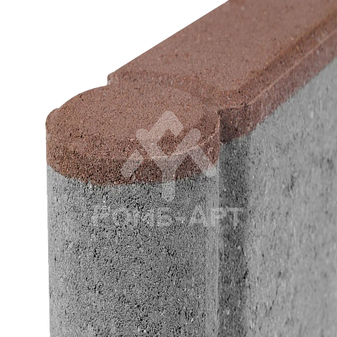 Бордюр Шарнирный 500х80х200 Коричневый "Джаспер"