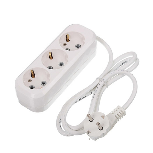 Удл.3*3м ПВС 3*1 (3*0,75) "У" E-303 с/з АБС-пл.