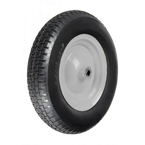 Колесо д/строит. тачки бескамерное (3,25/3,00-8) подшипник D=25 мм