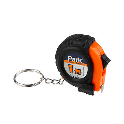 Рулетка-брелок обрез.корпус 1мх6мм "Park" (279016)
