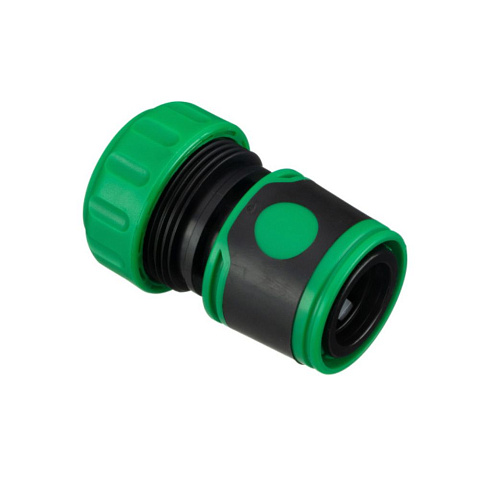 Соединитель для шланга 3/4" обрезин (быстросъем. с аквастопом) Lite (7576160)