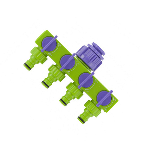 Адаптер-разветвитель на4 выхода с внутр резьб. на 1", 1/2", 3/4" (7575375)