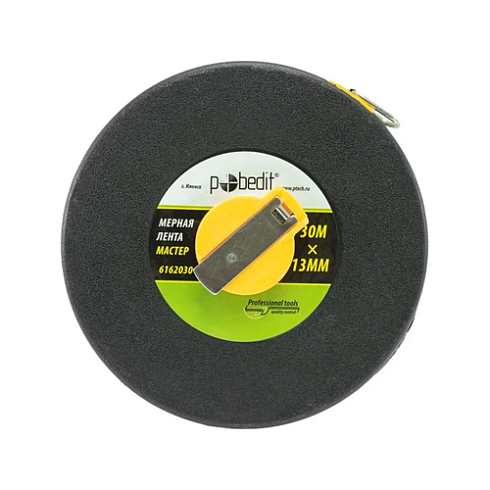 Мерная лента 30мх13мм фиберглас.лента Мастер (6162030)